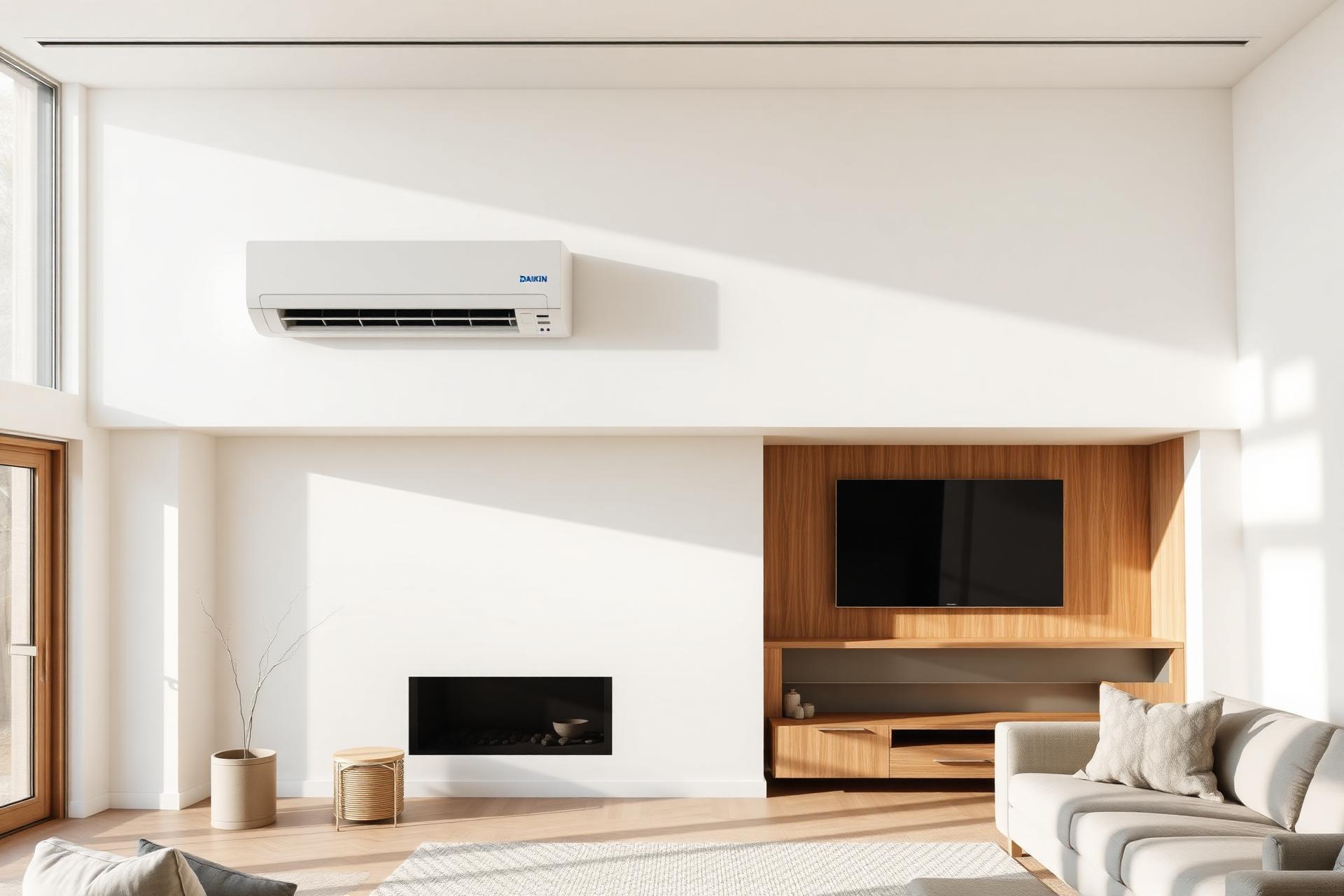 Modern interieur met Daikin airconditioning